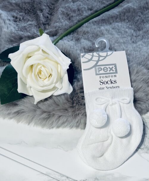 Pex Pompom Socks Newborn