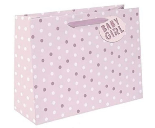 Just to Say - Baby Pink Dot Bag Extra Large