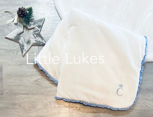 Caramelo Quilted Blanket Blue