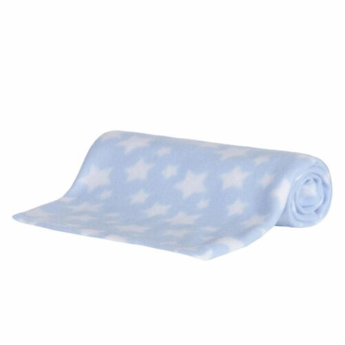 White and Sky Fleece Blanket - Image 2