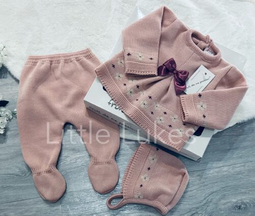 Blush Boxed Knitted Set