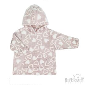 Coffee Hearts Fleece Hoodie