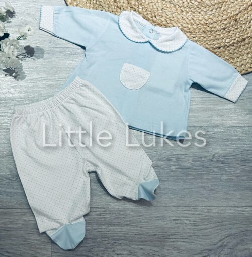 Sky Dotty Two Piece Set