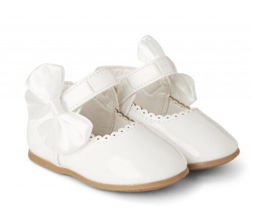 White Bianca Bow Shoe