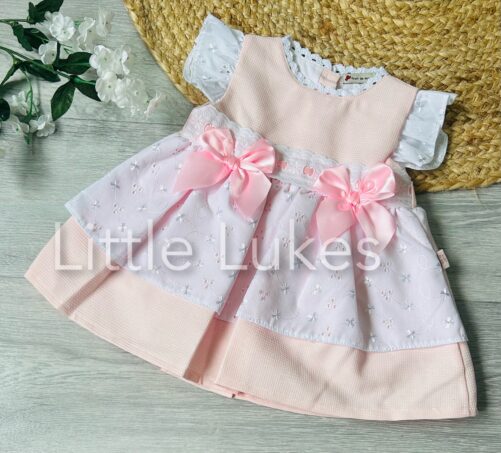 Pink Double Bow Dress