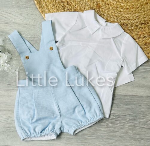 Blue Dungaree Set