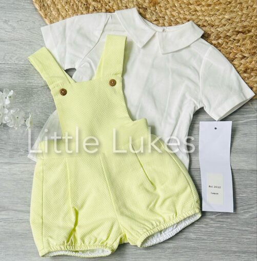 Yellow Dungaree Set