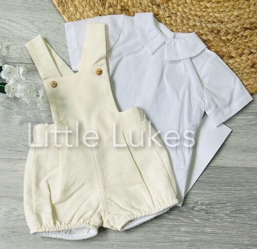 Lemon Dungaree Set