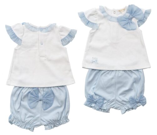 Mintini Sky Bow Top and Bloomers Set 6494