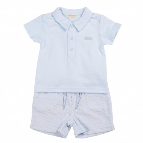 Mintini Sky Polo Shorts Set 6302