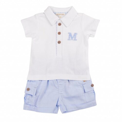 Mintini Sky Logo Shorts Set 6317