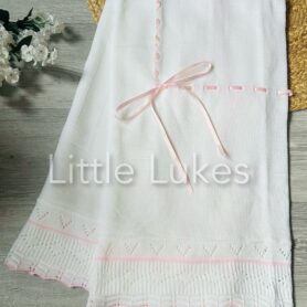 Pink Ribbon Fine Knit Shawl