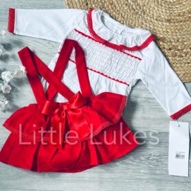 Red Bow Dress Set
