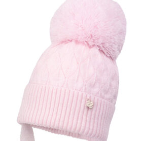 Jamiks Pink Belinda Pompom Hat