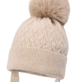 Jamiks Laurina Beige Pompom Hat
