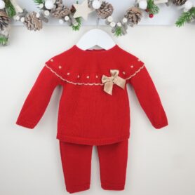 Pex Red Knitted Amber Set