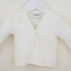 Pex White Lucas Cardigan