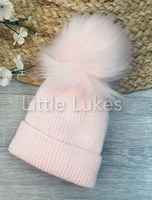 Kleo Kids Pink First Size Pom Hat | Little Lukes