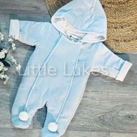 Kleo Kids Blue Pom Snowsuit