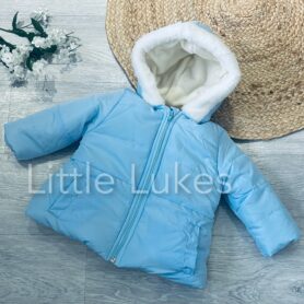 Visara Sky Quilted Jacket