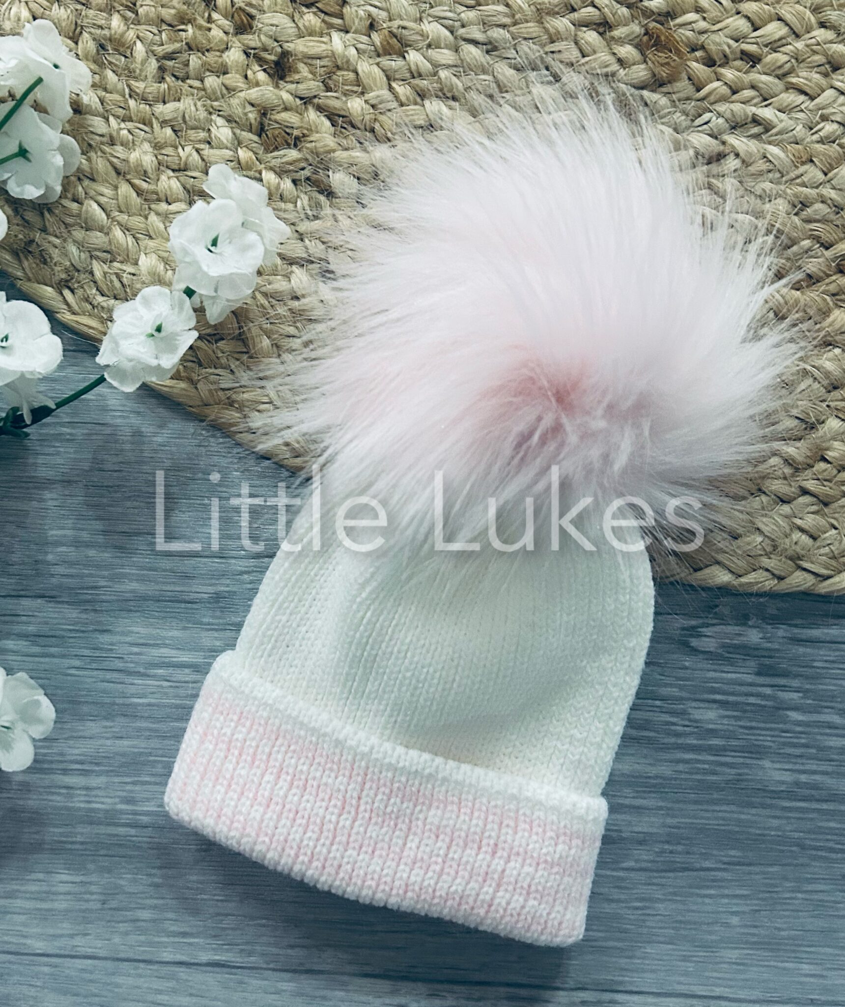 Kleo Kids Pink Single Pom Hat | Little Lukes