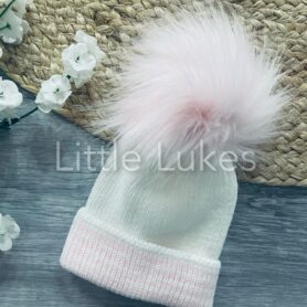 Kleo Kids Pink Single Pom Hat