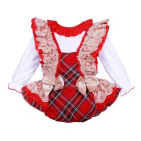 Wee Me Tartan Romper Set