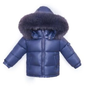 Wee Me Navy Puffer Jacket