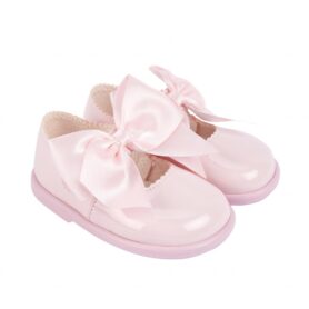 Pink Bow Hard Sole Shoe
