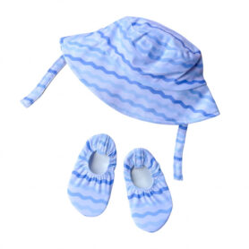 Blue Sun Hat and Non Slip Shoes