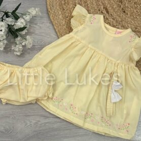 Lemon Flower Dress Set 12905