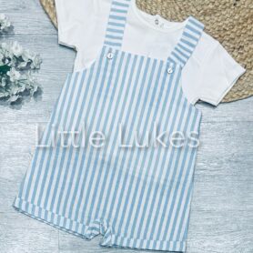 Stripe Dungaree Set