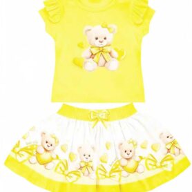 Lemon Bear Skirt Set