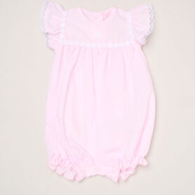 Pink Frill Flower Romper 12806