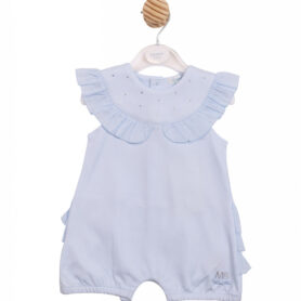 Mintini Sky Diamanté Frill Romper 7118