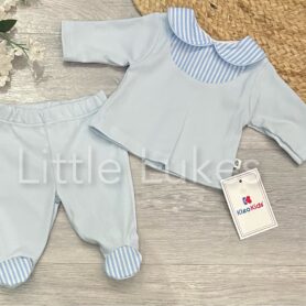 Kleo Kids Blue Stripe Two Piece Set