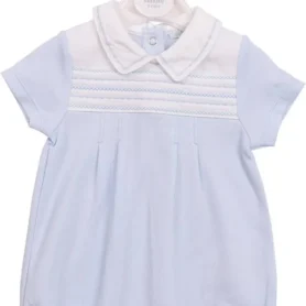 Mintini Embroidered Panel Romper 6881