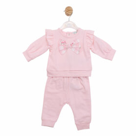 Mintini Checkered Bow Jog Set 7164