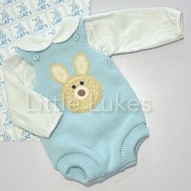 Pex Blue Bunny Romper Set