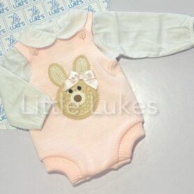 Pex Pink Bunny Romper Set