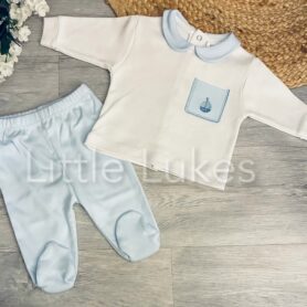 Kleo Kids Blue Boat Two Piece Set