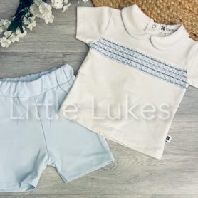 Kleo Kids Embroidered Shorts Set