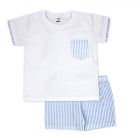 Rapife Stripe Shorts Set 4150