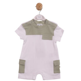 Mintini Sage Colour Block Romper 6963