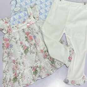Mintini Flower Leggings Set 24 Months