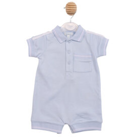 Mintini Blue Knit Romper 6983