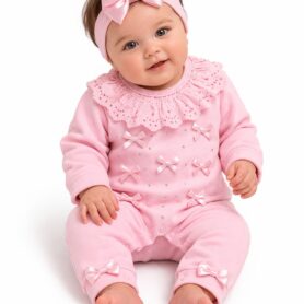 Visara Pink Bows All In One