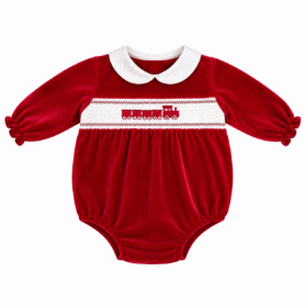 Kleo Kids Red Train Romper
