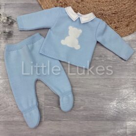 Kleo Kids Sky Teddy Knitted Set