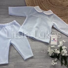 Kleo Kids Sky Knitted Collar Two Piece Set
